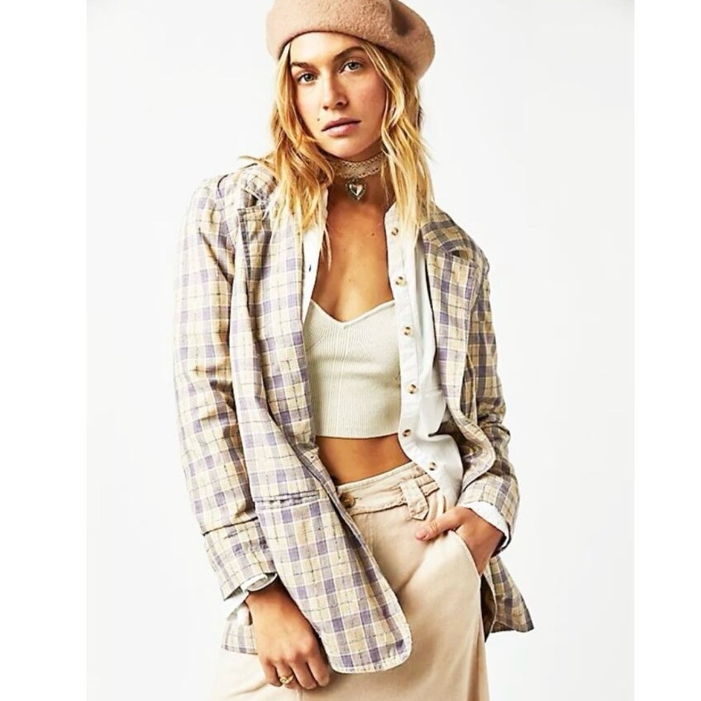 NWOT We the Free Beckett Oversized Boyfriend Blazer